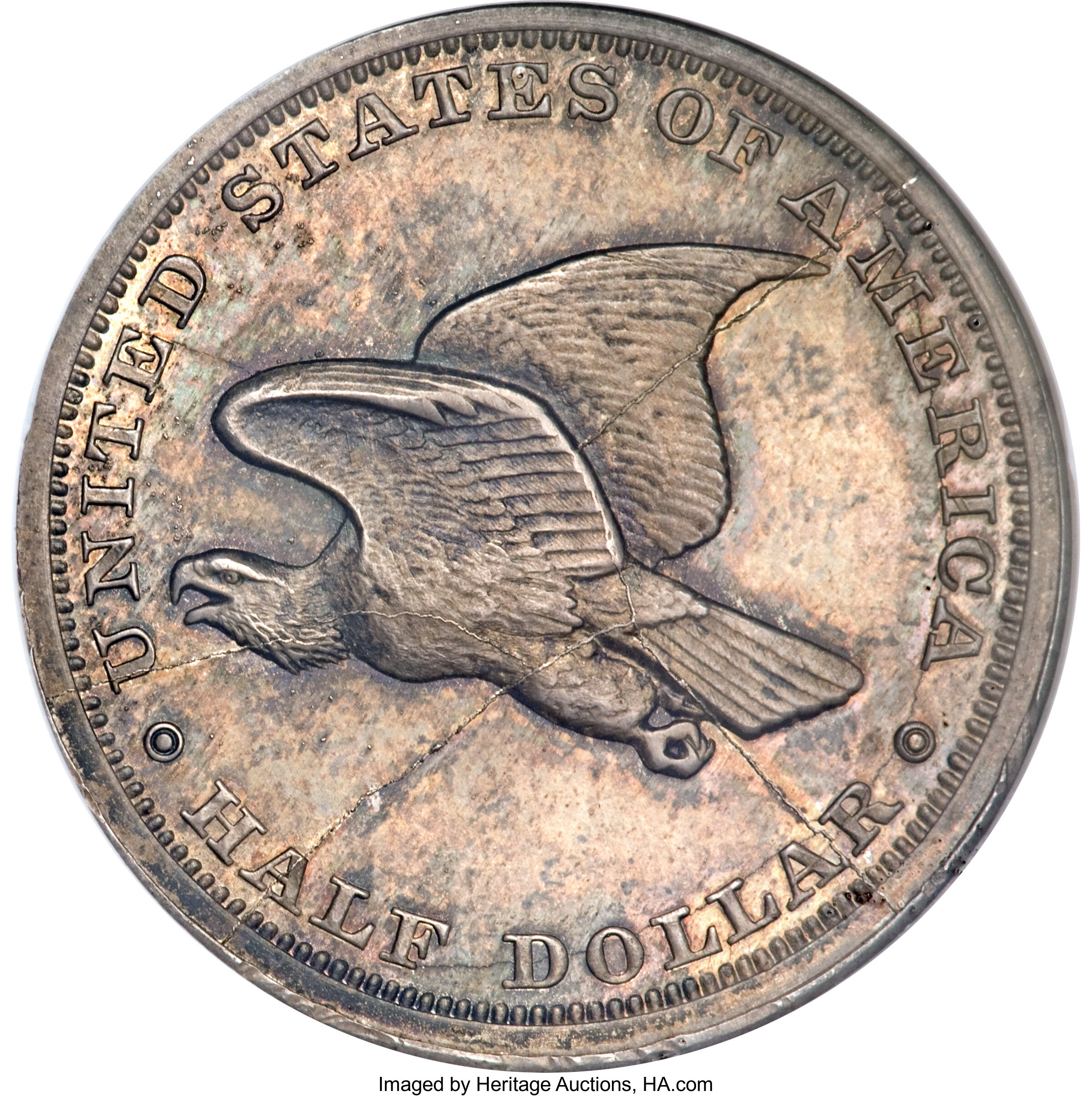 image for: 1839 P50C Capped Bust Half Dollar, Judd-100 Restrike, Pollock-110, R.8, PR63 NGC....