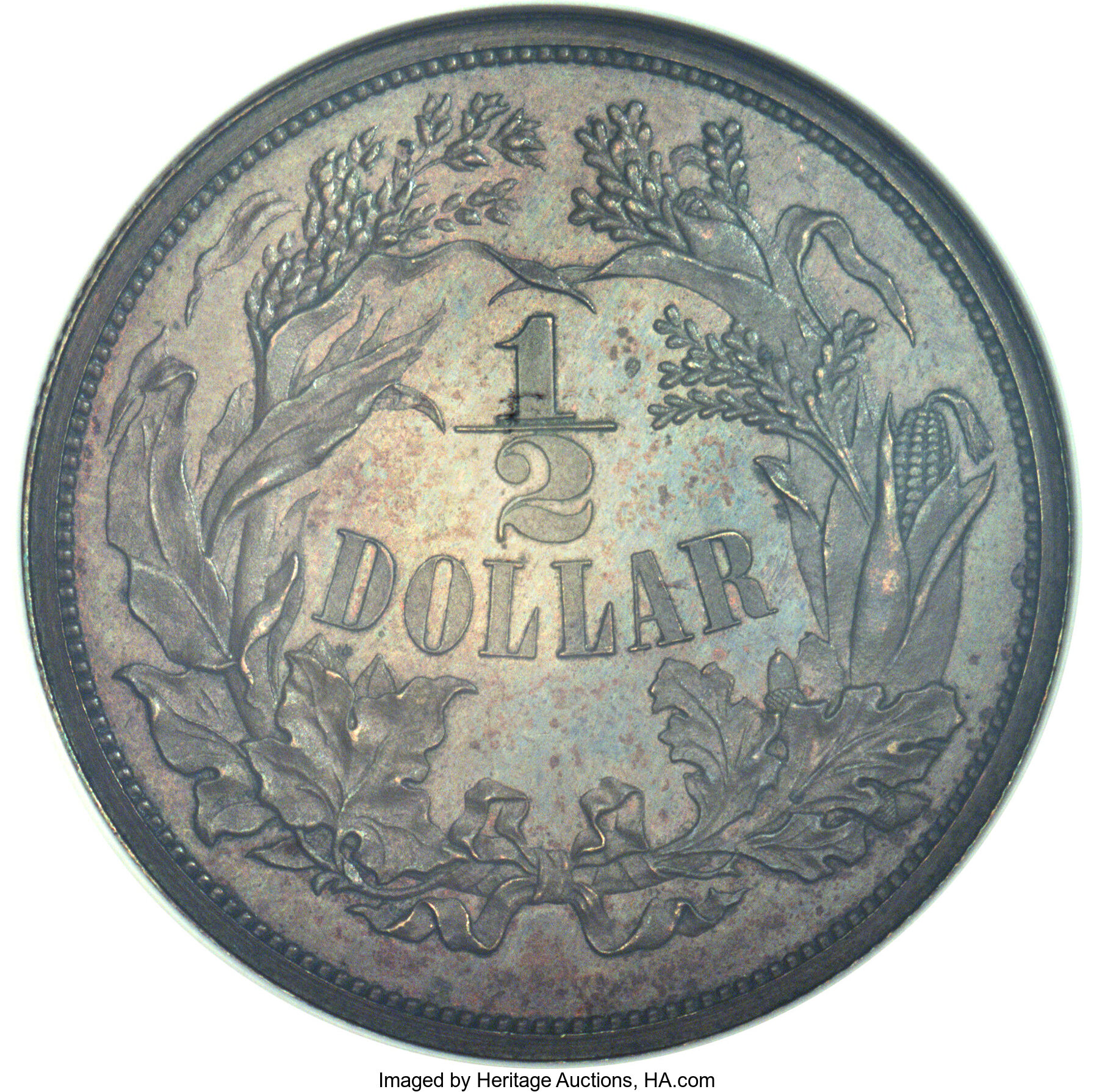 image for: 1859 P50C Half Dollar, Judd-240, Pollock-296, R.5, PR65 Brown NGC....