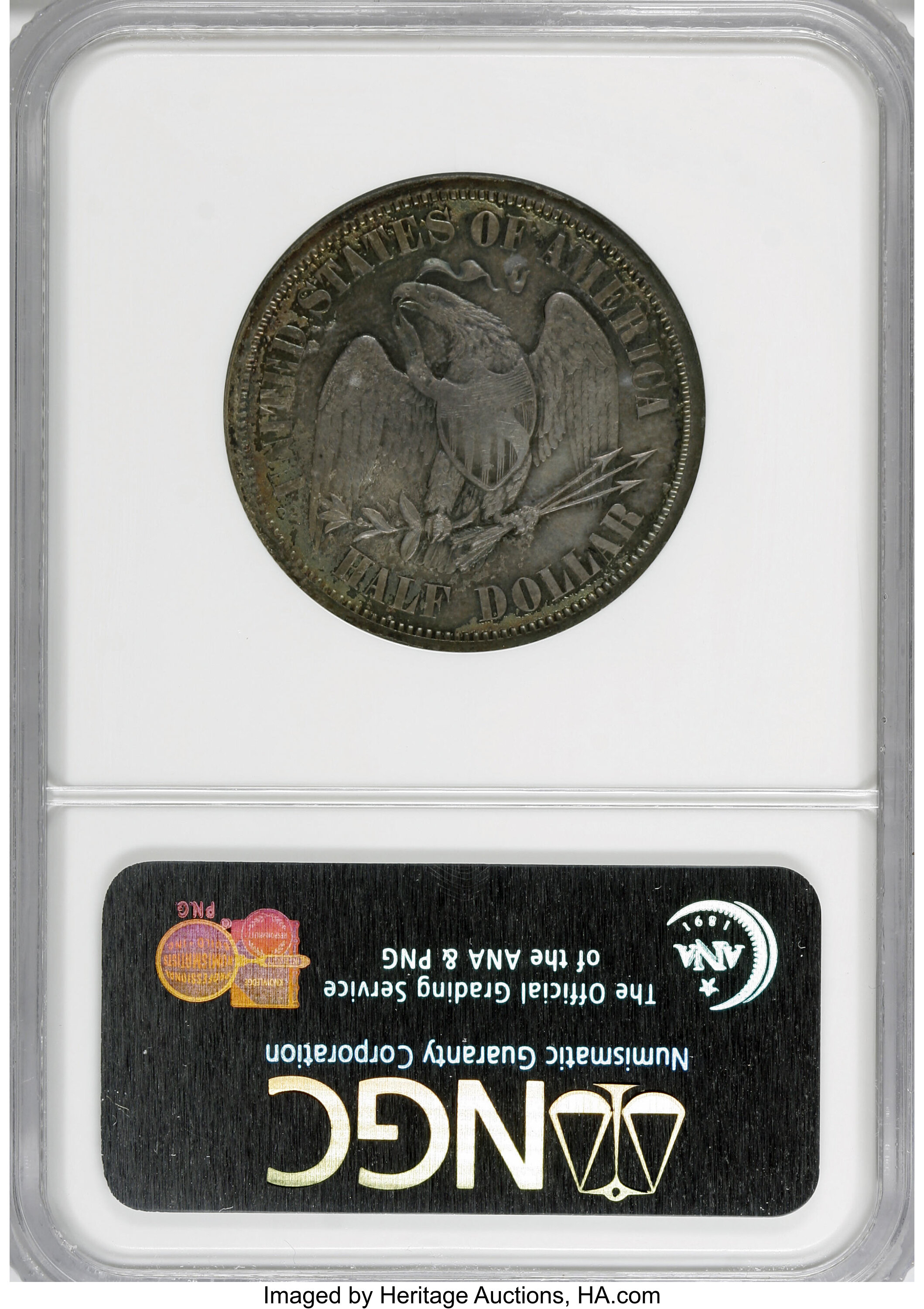 image for: 1859 P50C Half Dollar, Judd-245, Pollock-303, R.7, PR64 NGC....