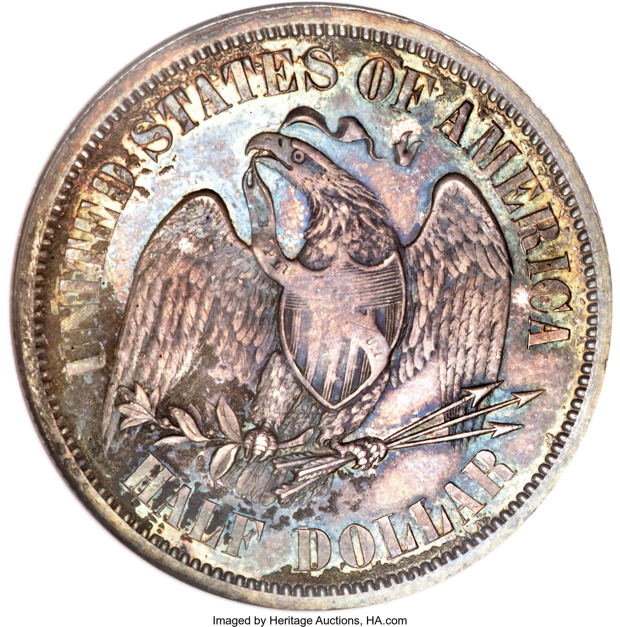 image for: 1859 P50C Half Dollar, Judd-245, Pollock-303, R.7, PR64 NGC....