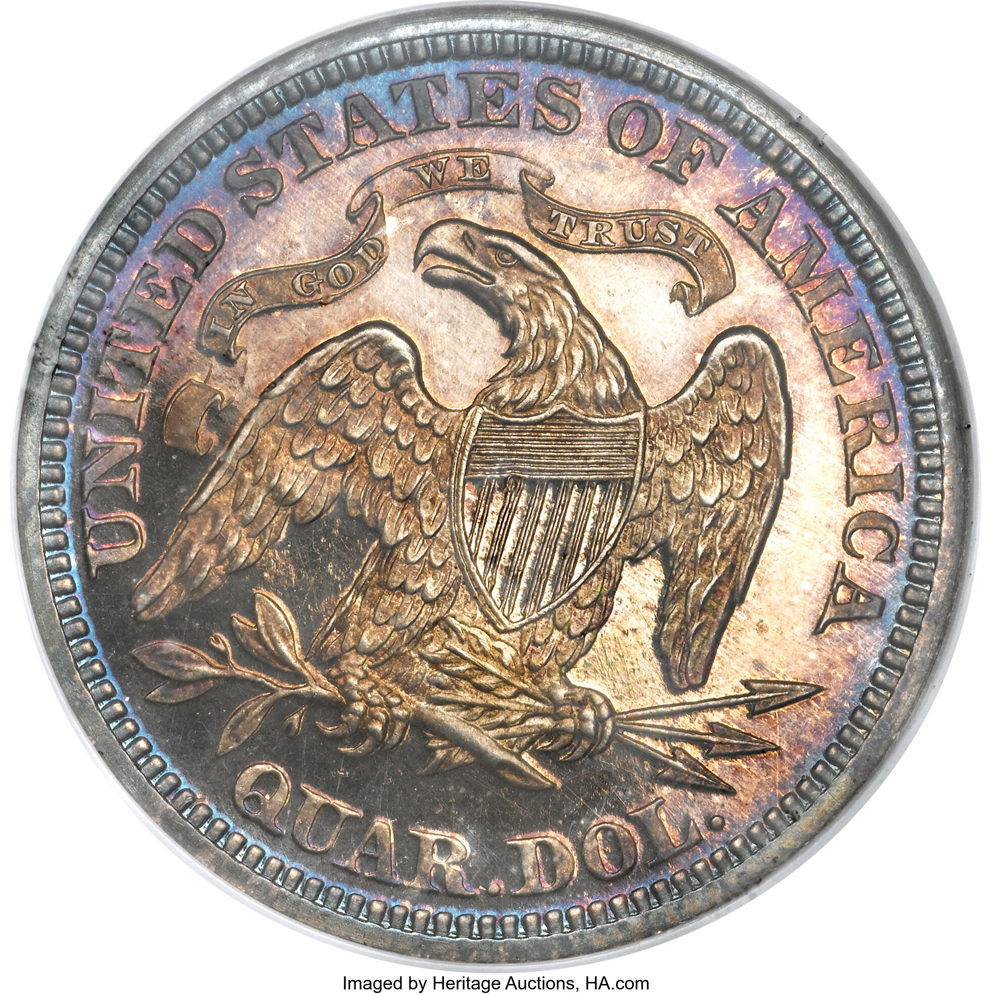 image for: 1870 25C Quarter Dollar, Judd-883, Pollock-981, Low R.7, PR66 Cameo NGC....