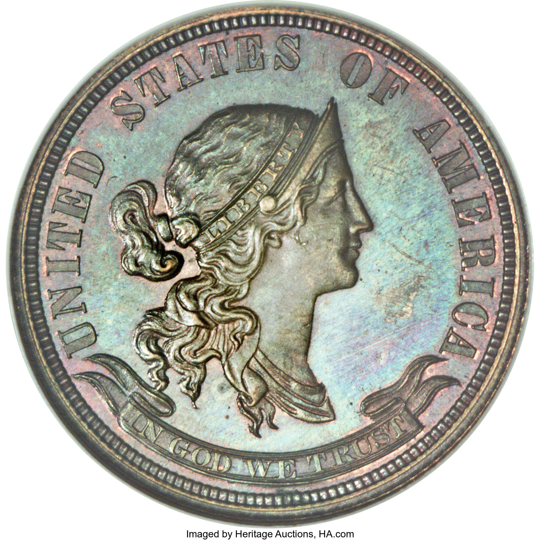 image for: 1870 25C Standard Silver Quarter Dollar, Judd-896, Pollock-1003, Low R.7, PR66 Brown NGC....