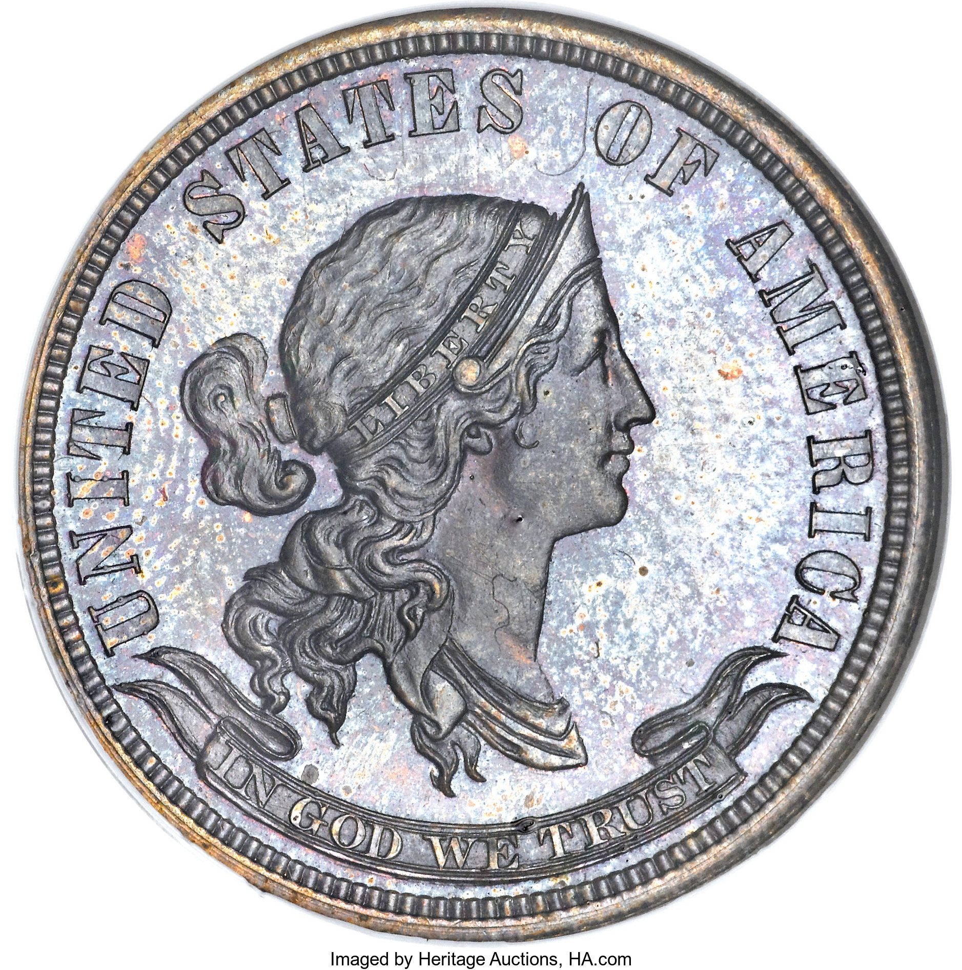 image for: 1870 25C Standard Silver Quarter Dollar, Judd-914, Pollock-1010, Low R.7, PR65 Brown NGC....