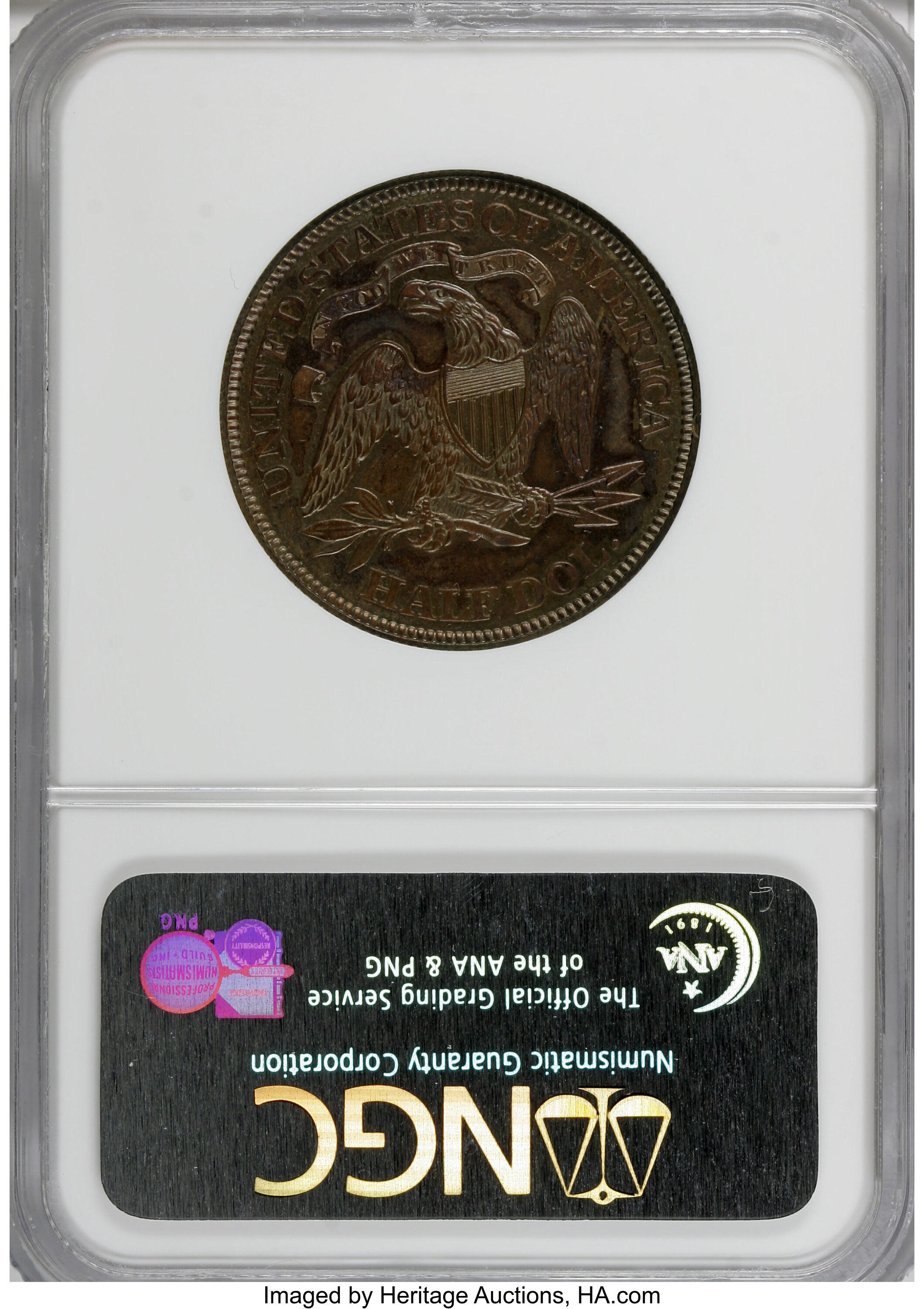 image for: 1870 50C Half Dollar, Judd-935, Pollock-1041, High R.6, PR64 Brown NGC....