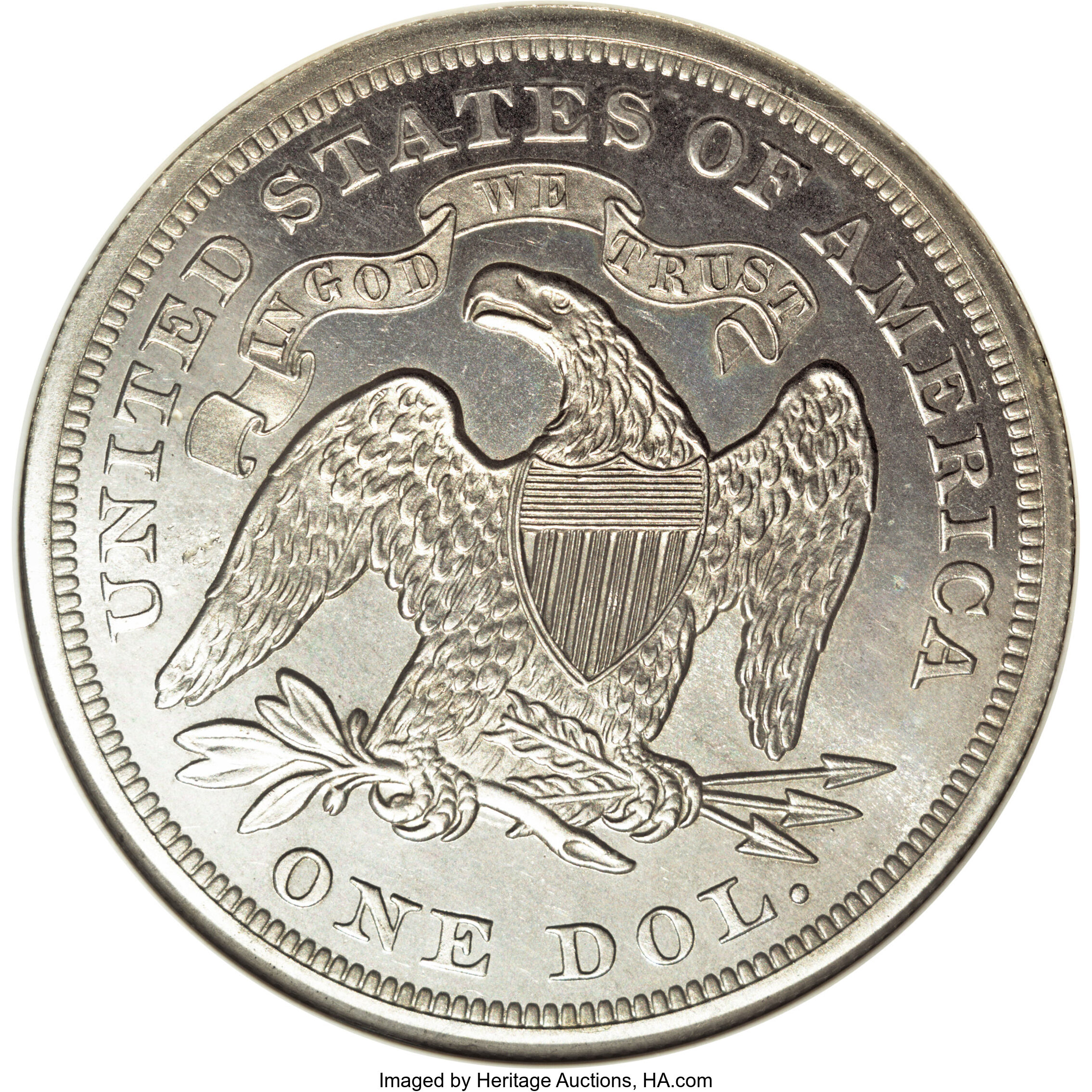 image for: 1871 $1 Dollar, Judd-1149, Pollock-1291, Low R.7, PR65 Cameo NGC....