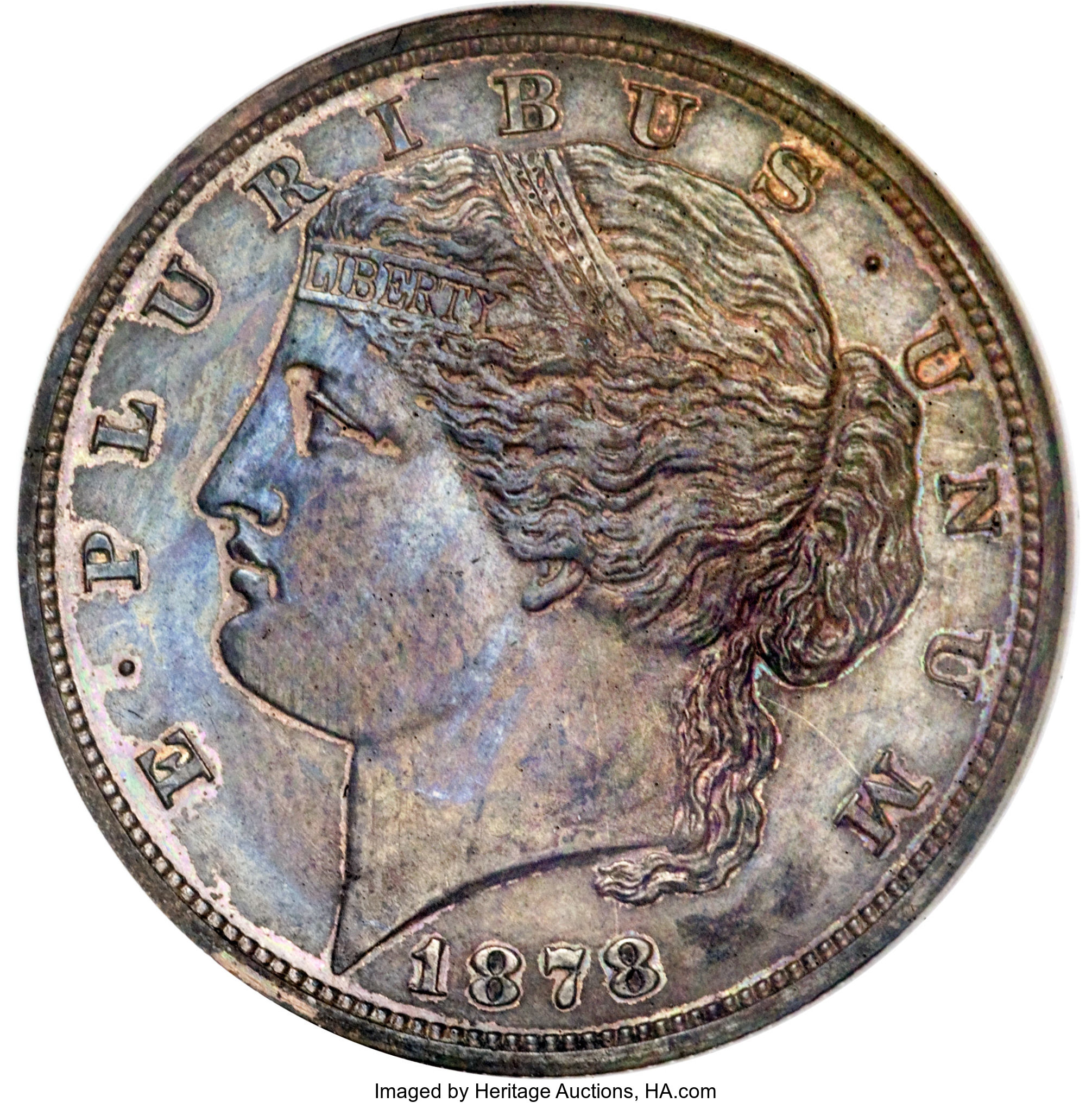 image for: 1878 $5 Five Dollar, Judd-1571, Pollock-1765, Low R.7, PR62 Brown NGC....