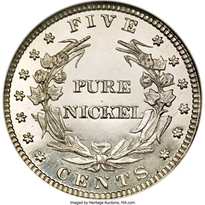 image for: 1883 5C Liberty Head Five Cents, Judd-1704, Pollock-1908, Low R.6, PR64 Cameo NGC....