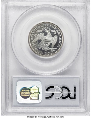 image for: 1871 25C PR64 Deep Cameo PCGS. CAC....