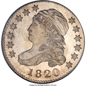 image for: 1820 10C Large 0 MS66 PCGS....