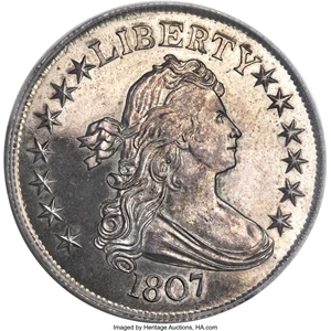 image for: 1807 50C Specimen 65 PCGS....
