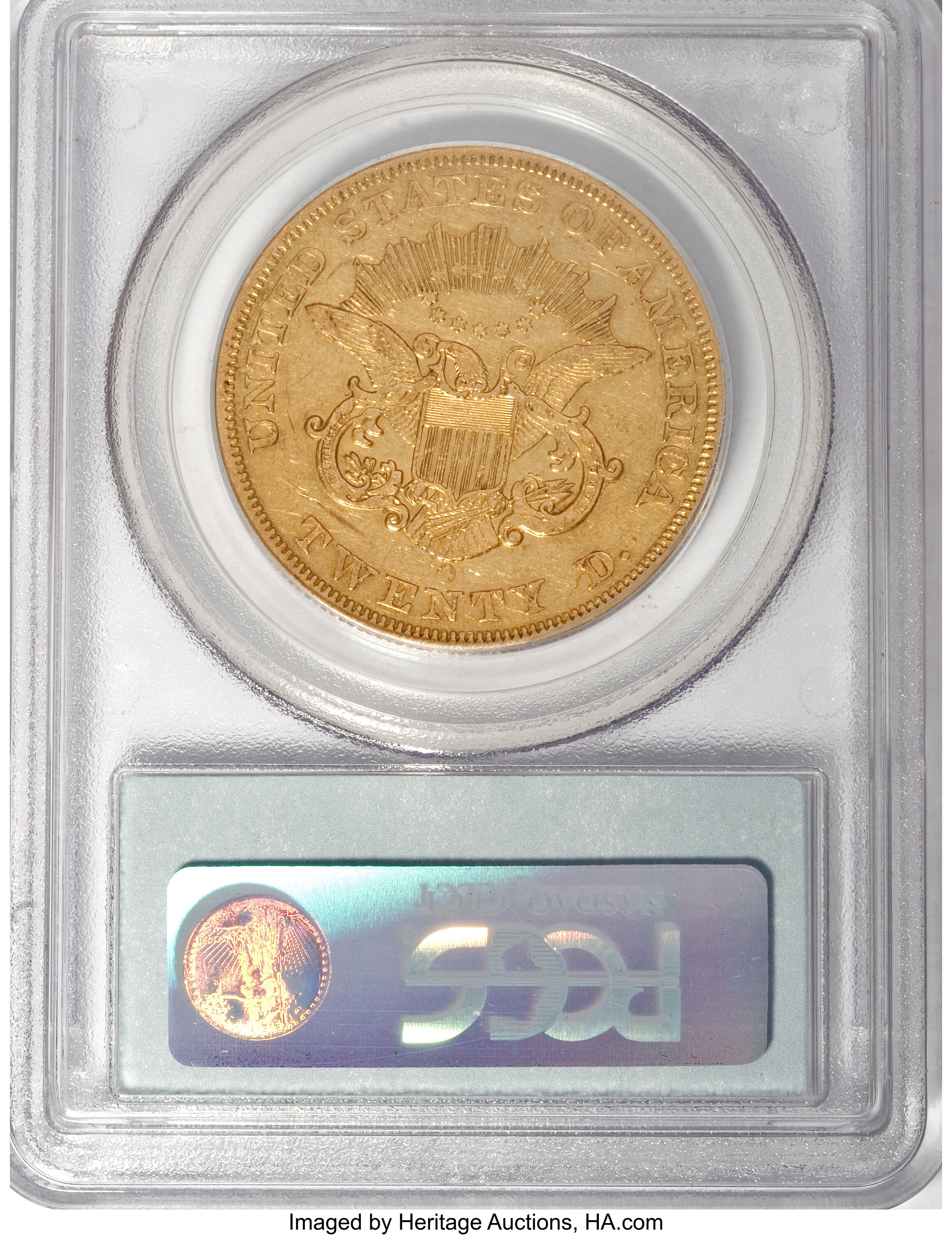 image for: 1856-O $20 XF45 PCGS. CAC....