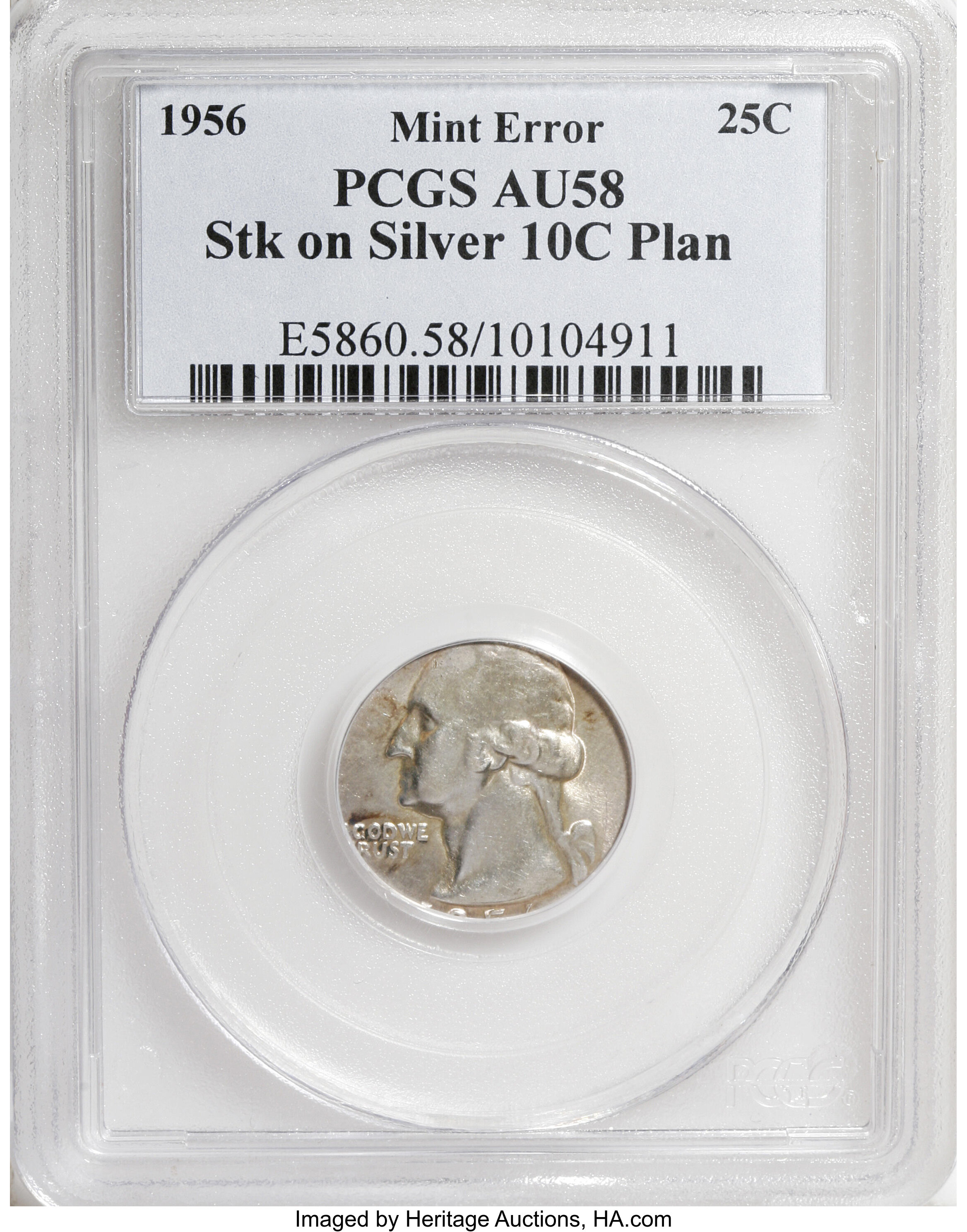 1956 25c AU58 thumbnail 10