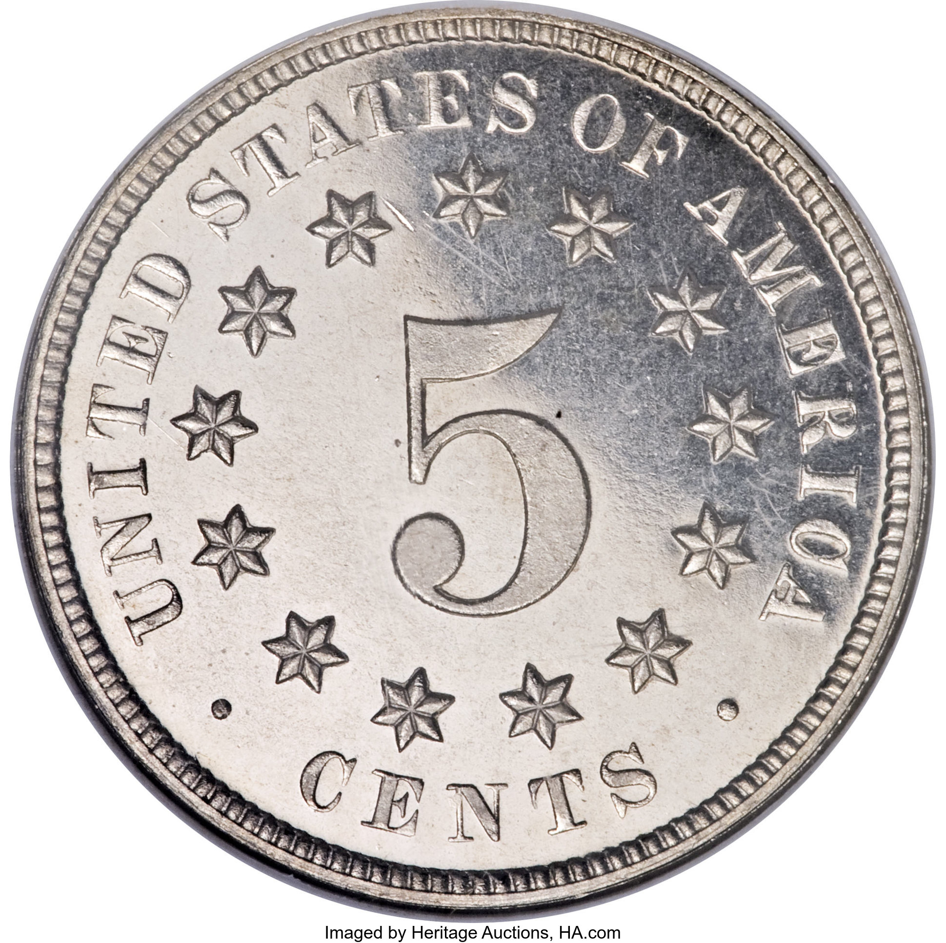 image for: 1876 5C PR66 Ultra Cameo NGC....