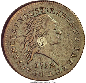 image for: 1792 P1C One Cent, Judd-1, Pollock-1, High R.6, VF30 NGC....