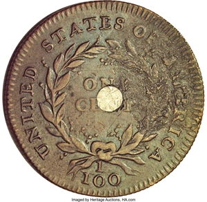 image for: 1792 P1C One Cent, Judd-1, Pollock-1, High R.6, VF30 NGC....