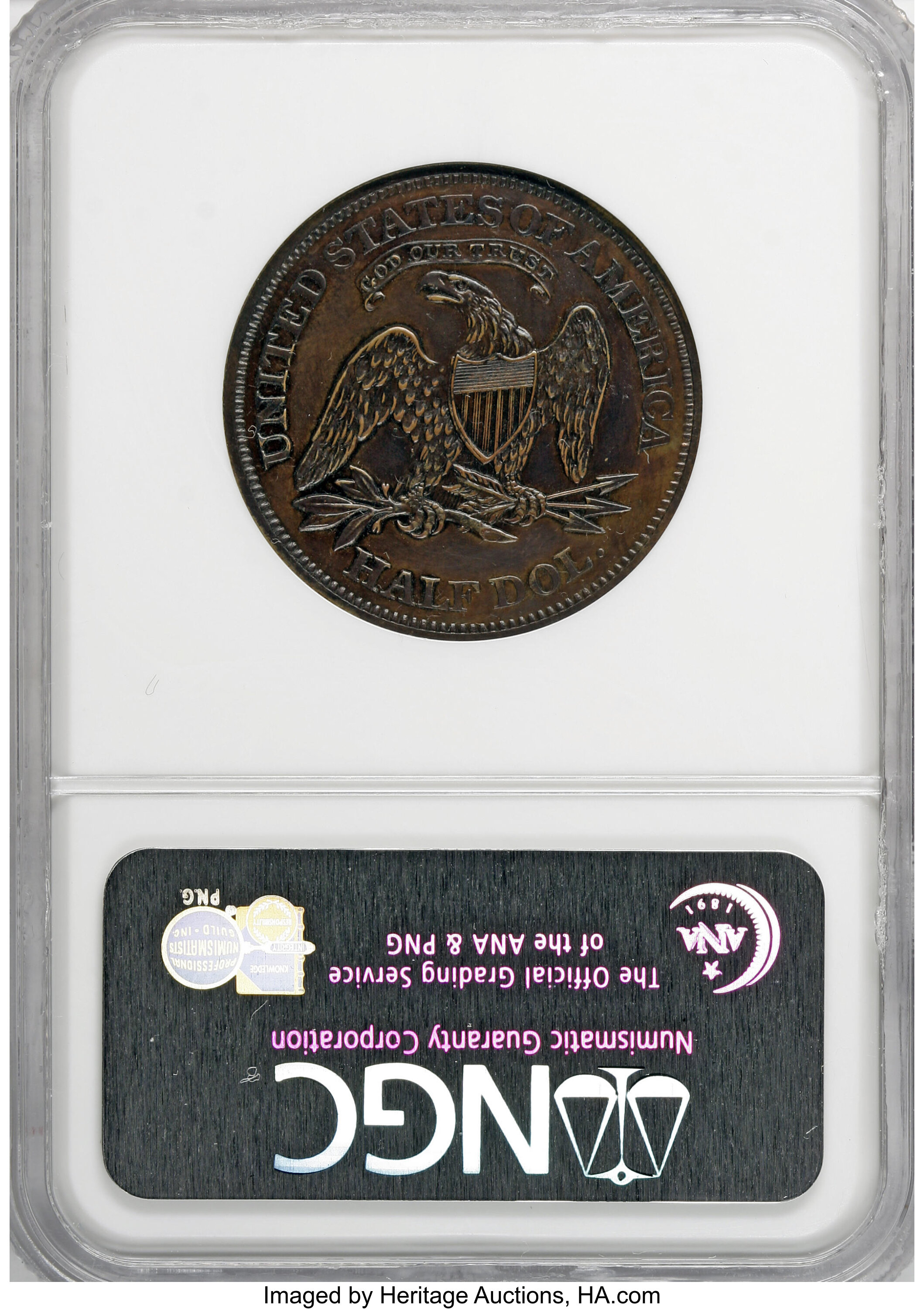 image for: 1862 50C Half Dollar, Judd-294, Pollock-352, Low R.7, PR62 Brown NGC....