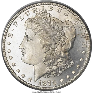 image for: 1879-S $1 Reverse of 1878 MS66 PCGS....