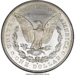 image for: 1879-S $1 Reverse of 1878 MS66 PCGS....