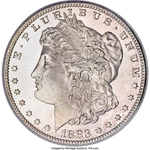 image for: 1883-S $1 MS66 PCGS....