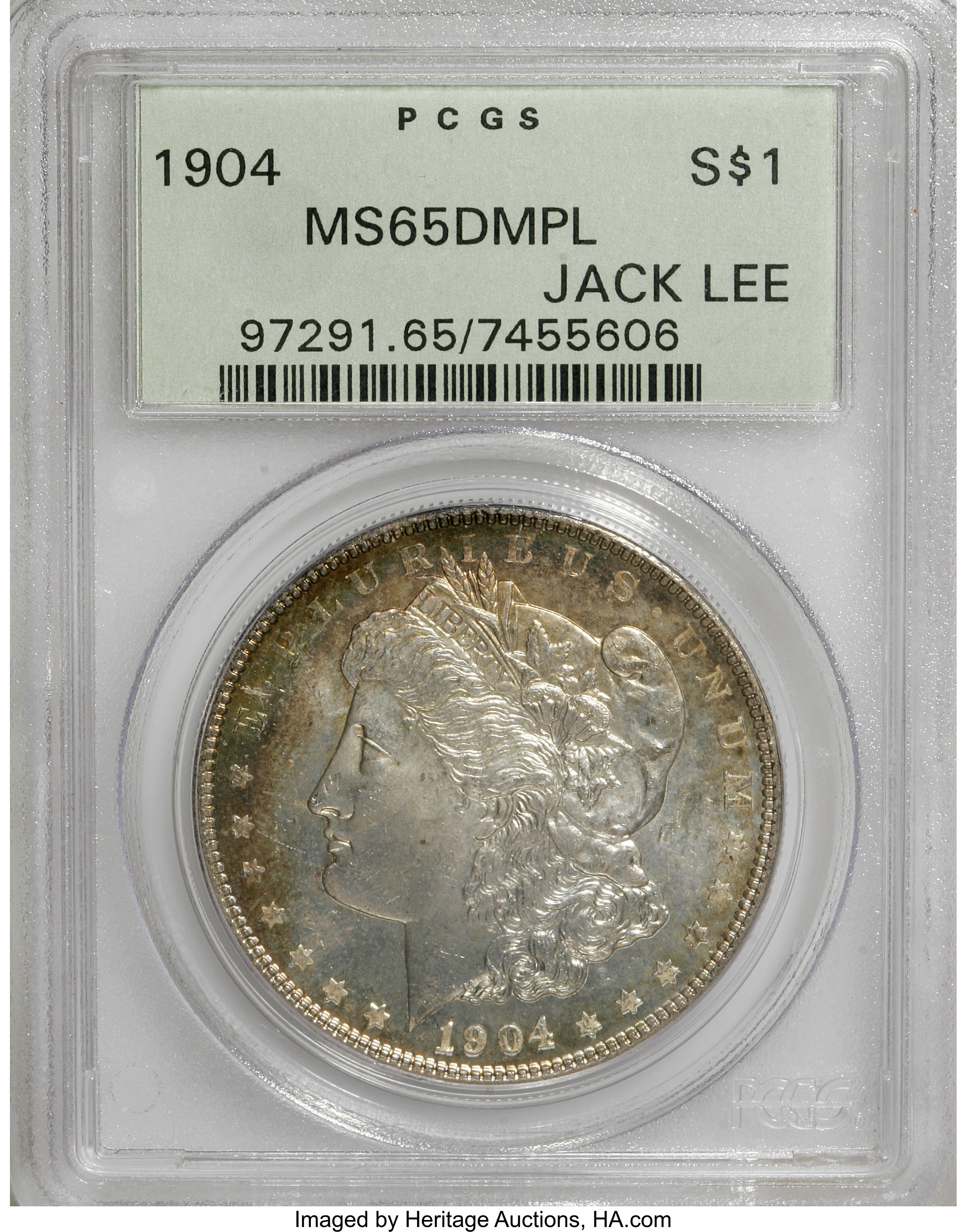 image for: 1904 $1 MS65 Deep Mirror Prooflike PCGS....