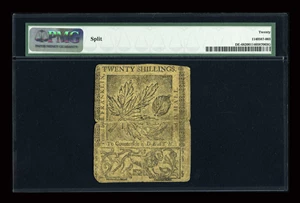 image for: Delaware June 1, 1759 20s PMG Very Fine 20....