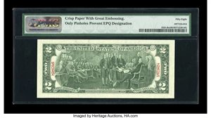 image for: Fr. 1935-B $2 1976 Specimen Federal Reserve Note. PMG Choice About Unc 58....