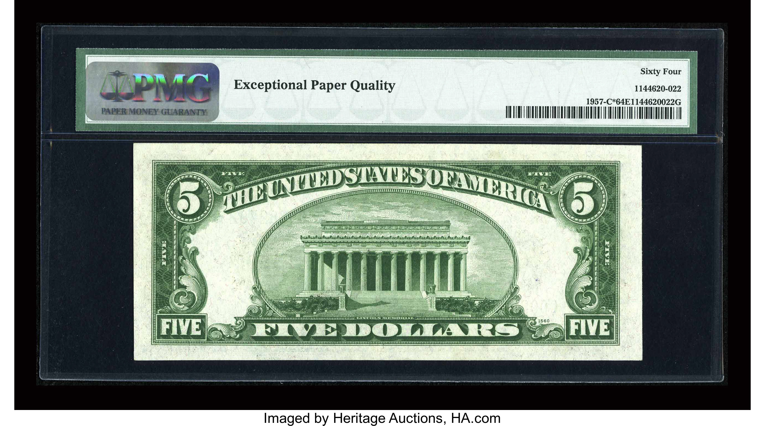 image for: Fr. 1957-C* $5 1934A Federal Reserve Note. PMG Choice Uncirculated 64 EPQ....