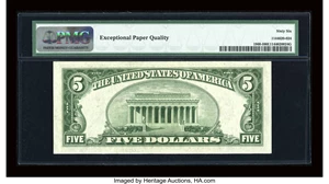 image for: Fr. 1960-I $5 1934D Federal Reserve Note. PMG Gem Uncirculated 66 EPQ....