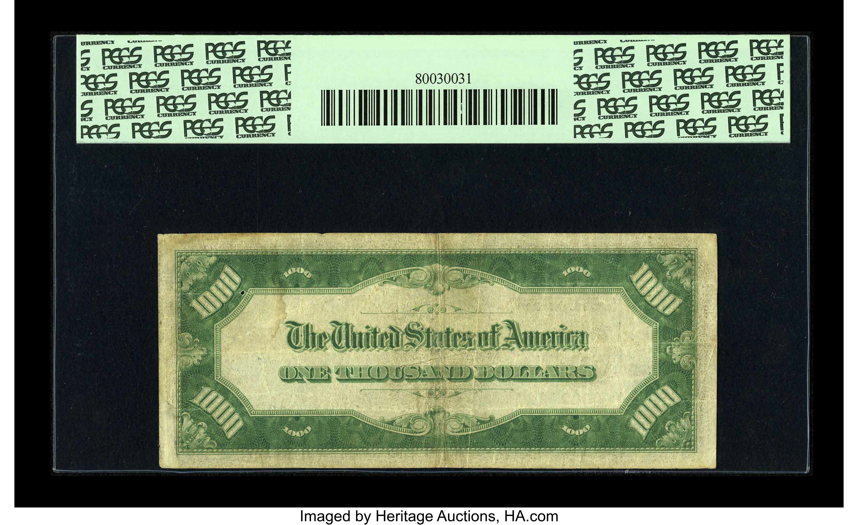 image for: Fr. 2210-K $1000 1928 Federal Reserve Note. PCGS Very Good 10....
