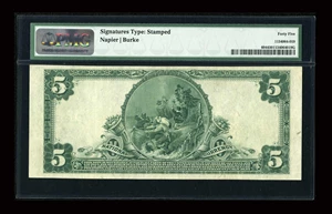 image for: Shelbyville, IL - $5 1902 Plain Back Fr. 604 The First NB Ch. # 2128...
