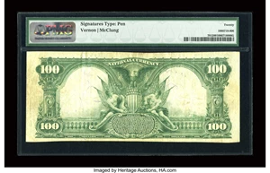 image for: Junction City, KS - $100 1902 Plain Back Fr. 701 The Central NB Ch. # 4284...