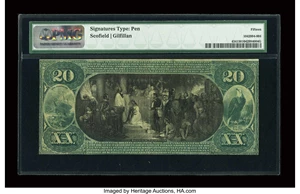 image for: Concord, NH - $20 1875 Fr. 434 The Mechanicks NB Ch. # 2447...
