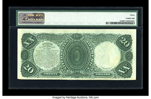 image for: Fr. 144 $20 1880 Legal Tender PMG Very Fine 30....