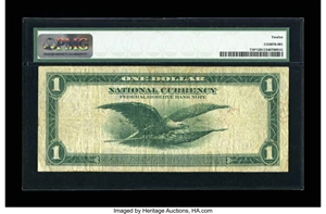 image for: Fr. 716 $1 1918 Federal Reserve Bank Star Note PMG Fine 12....