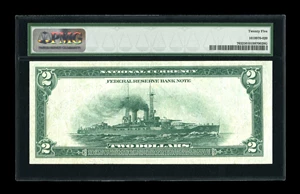 image for: Fr. 763 $2 1918 Federal Reserve Bank Note PMG Very Fine 25....