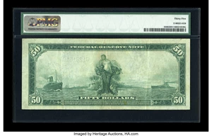 image for: Fr. 1048 $50 1914 Federal Reserve Note PMG Choice Very Fine 35....