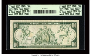 image for: Fr. 1131 $100 1914 Federal Reserve Note PCGS Very Fine 30....