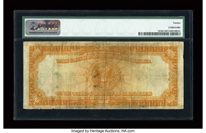 image for: Fr. 1219e $1000 1907 Gold Certificate PMG Fine 12....