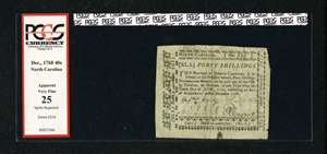 image for: North Carolina December, 1768 40s PCGS Apparent Very Fine 25....