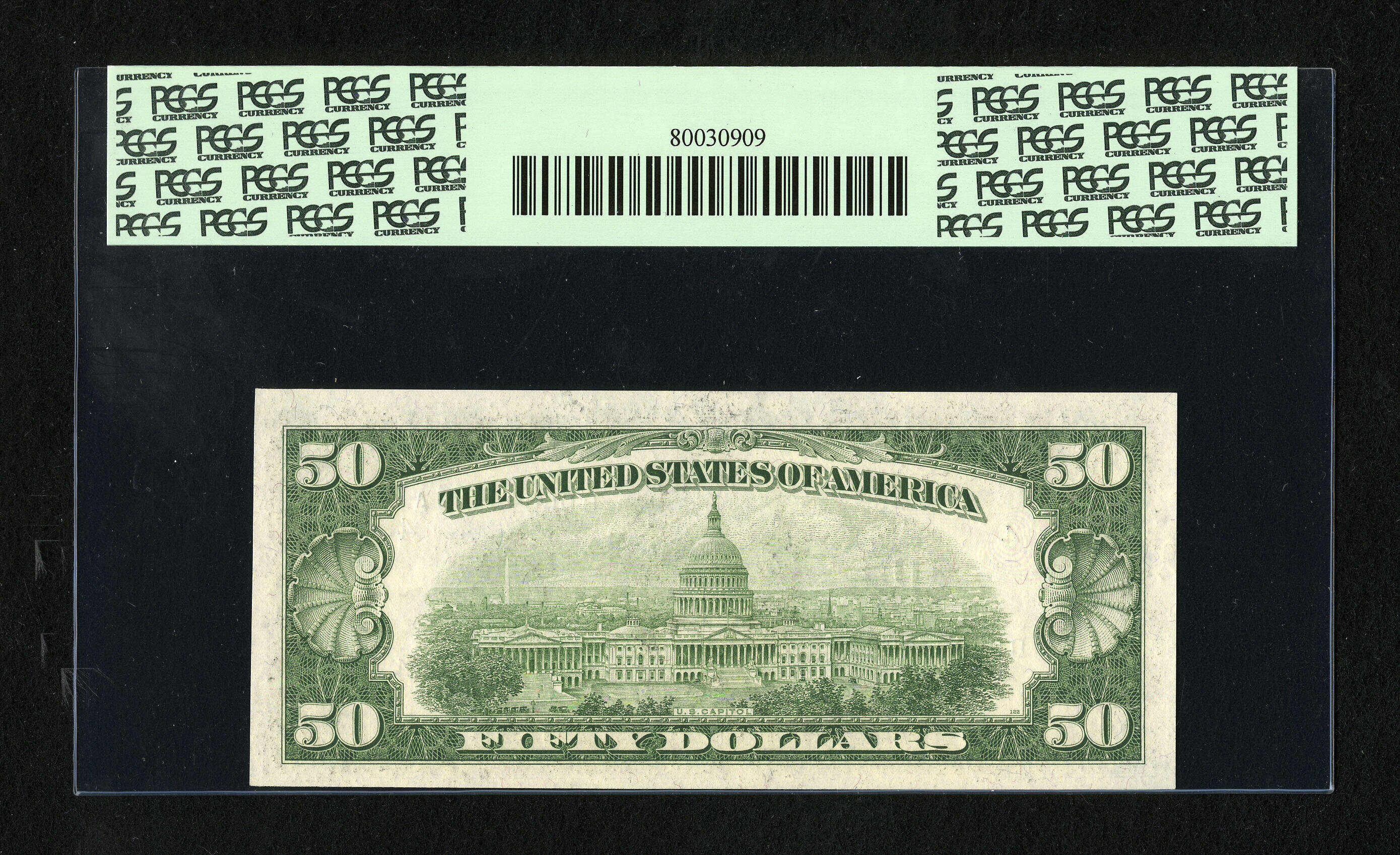 image for: Fr. 2107-D $50 1950 Mule Federal Reserve Note. PCGS Very Choice New 64PPQ....
