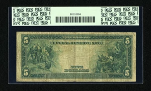 image for: Fr. 873 $5 1914 Federal Reserve Note PCGS Fine 12....
