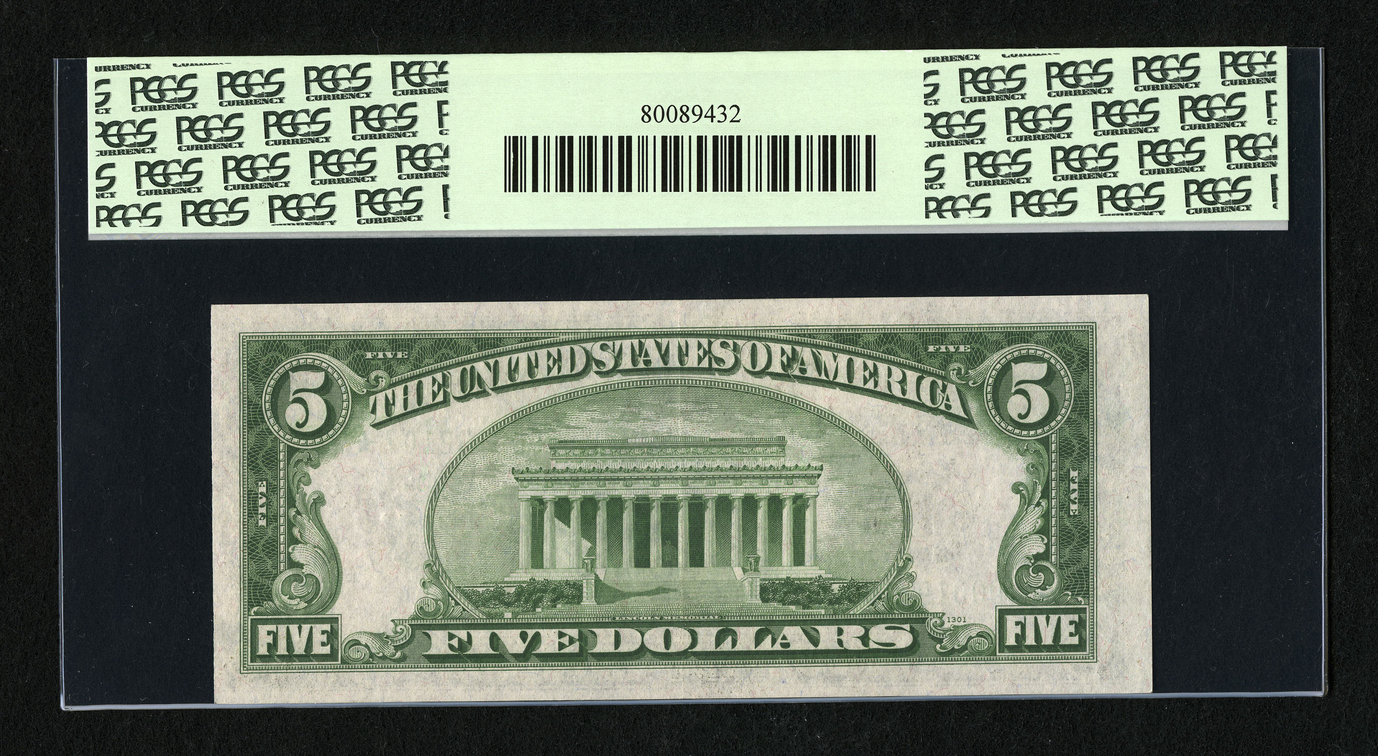 image for: Fr. 1956-D* $5 1934 Federal Reserve Star Note. PCGS Choice About New 55PPQ....