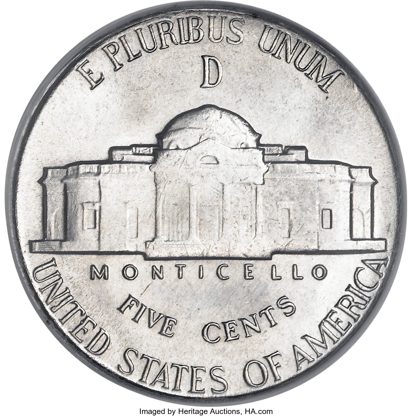 1943-D 5c Silver F15 thumbnail 16