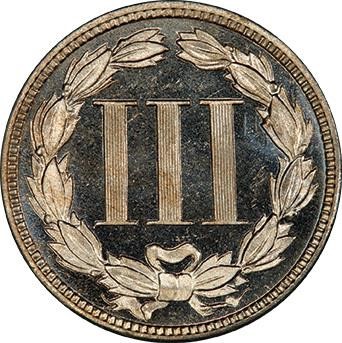 image for: 3CN 1885  PCGS  PR66 DCAM CAC