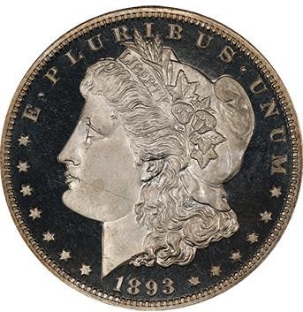 image for: $1 1893  PCGS  PR66+ DCAM CAC