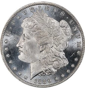 image for: $1 1889-O PCGS MS65+ PL CAC