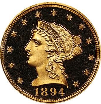 image for: $2.50 1894  PCGS  PR66+ DCAM CAC