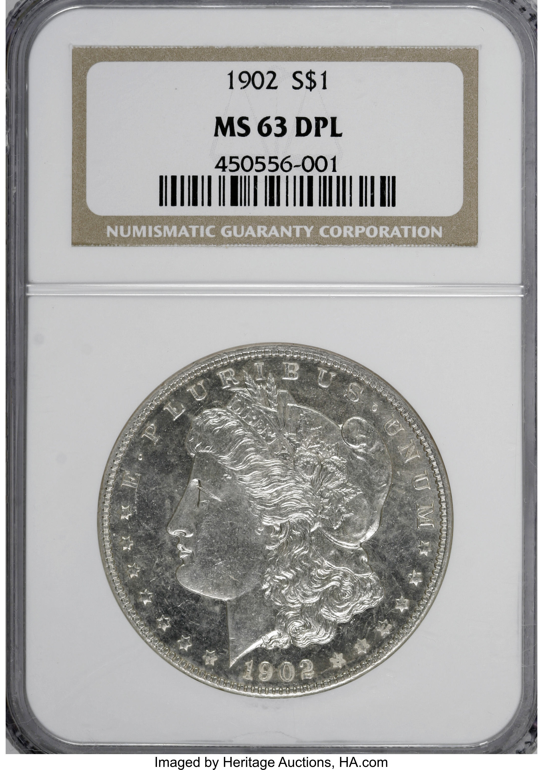 image for: 1902 $1 MS63 Deep Mirror Prooflike NGC....