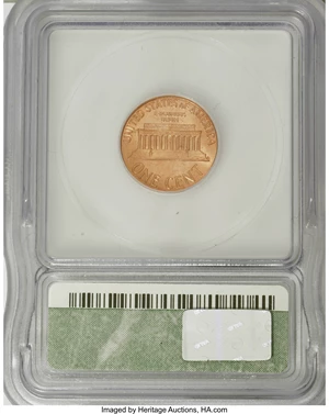 image for: 1960 1C Small Date MS67 Red ICG. NGC Census: (22/0). PCGS Population (7/0). Mintage: 588,096,576. Numismedia Wsl. Price for...