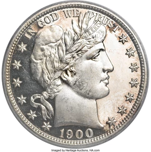 image for: 1900 50C PR62 Deep Cameo PCGS....